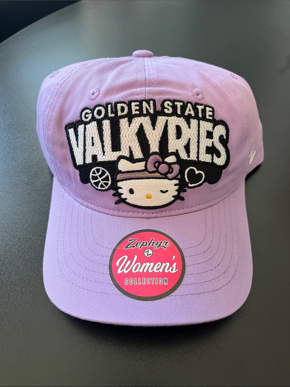 Golden State Valkyries x Hello Kitty Night Women’s Lavendar Adjustable Cap NWT